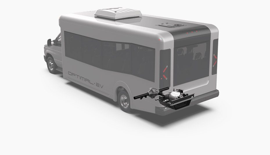 Optimal EV S1 Low Floor Electric Shuttle Bus CityView